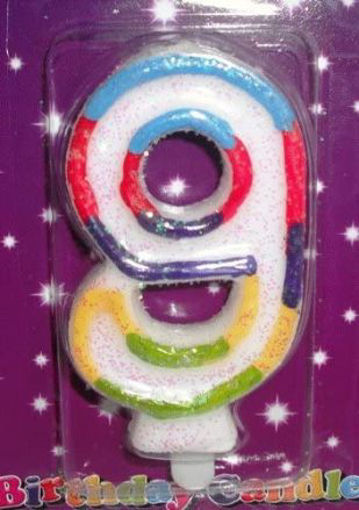 Picture of NUMBER CANDLE 9